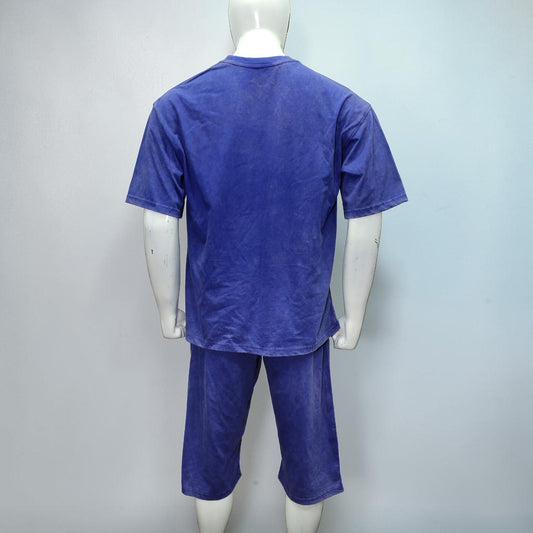 Acid Wash Rhinestone Tracksuit – 100% Cotton Premium Set