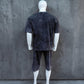 Acid Wash Rhinestone Tracksuit – 100% Cotton Premium Set