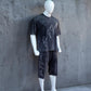Acid Wash Rhinestone Tracksuit – 100% Cotton Premium Set