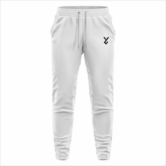 Liexpo White Joggers | Fleece Fabric with Dry-Fit