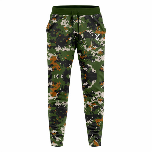 Liexpo Green Camo Joggers