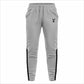 Light Grey & Black Panel Dry-Fit Joggers – Athletic Fit Edition