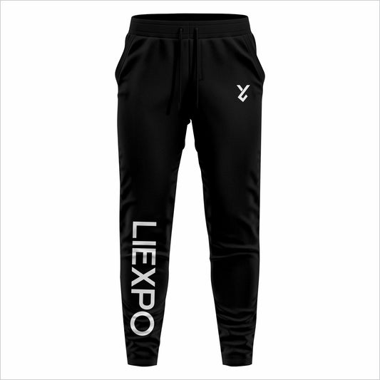 Liexpo Signature Dry-Fit Joggers – Black Edition