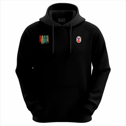 Paris Skyline Graphic Hoodie – Vintage Retro Streetwear
