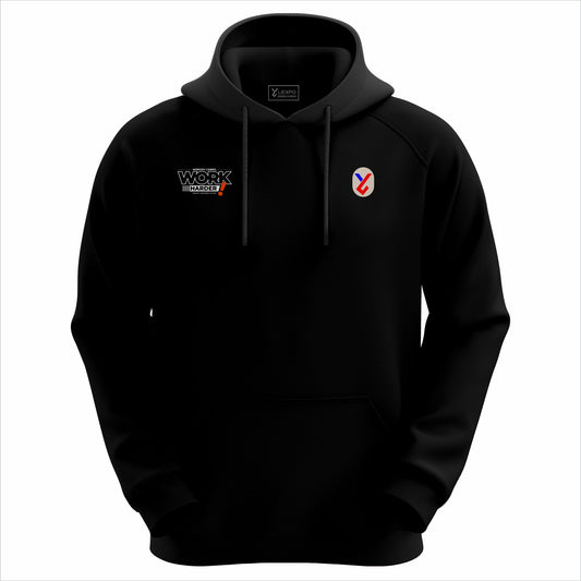 “Nobody Cares, Work Harder” Motivational Black Hoodie – Premium Streetwear