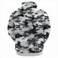 Obsidian Monochrome Camo Hoodie