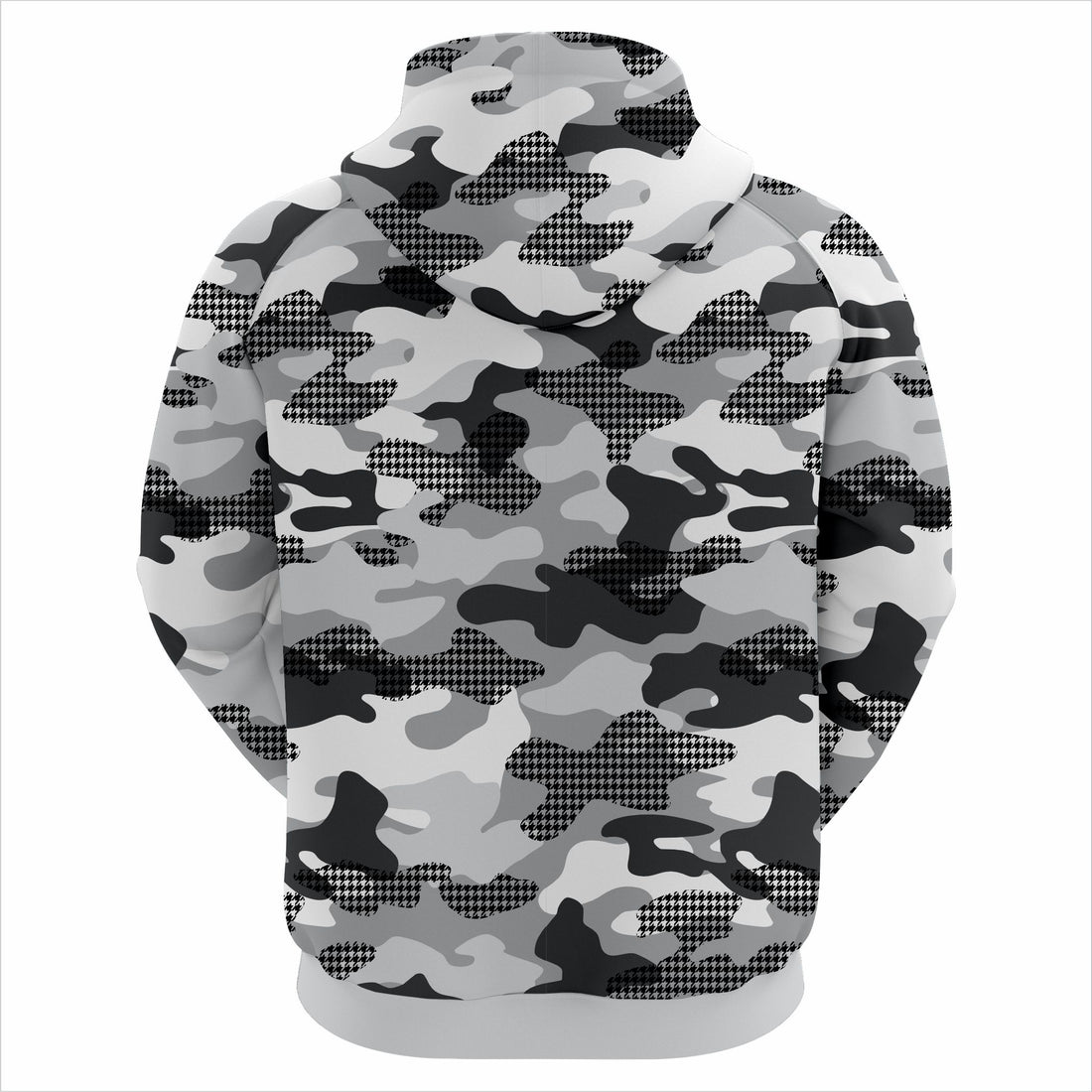 Obsidian Monochrome Camo Hoodie
