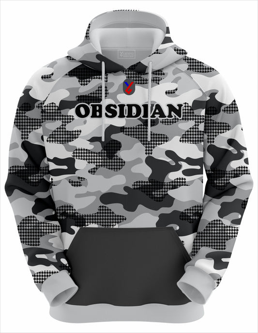 Obsidian Monochrome Camo Hoodie - Liexpo.com