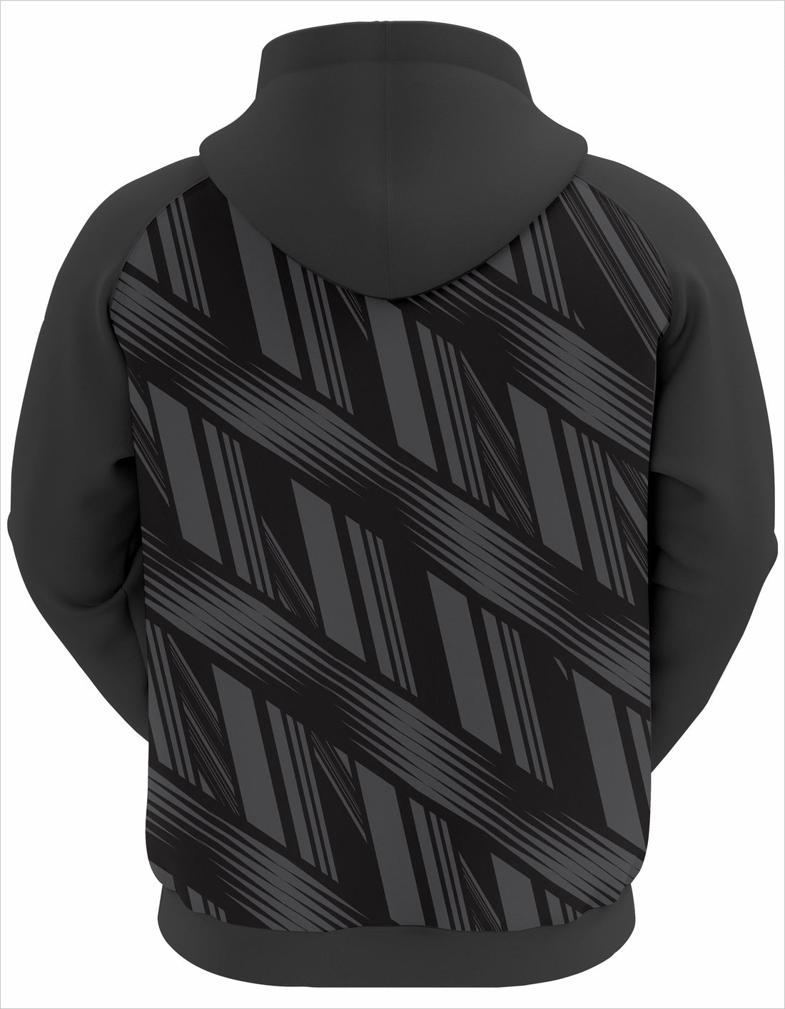 Obsidian Striped Graphic Hoodie - Liexpo.com