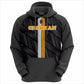 Obsidian Striped Graphic Hoodie