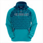 Obsidian Blue Floral Hoodie