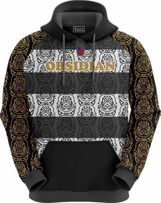 Obsidian Tribal Pattern Hoodie - Liexpo.com