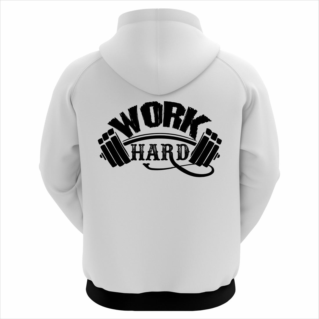 Men’s Premium White Hoodie – 100% Cotton | Soft, Warm & Comfortable Winter Wear
