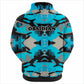 Men’s OBSIDIAN Blue Camo Hoodie – Premium 100% Cotton