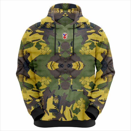 Men’s OBSIDIAN Camo Hoodie – Premium 100% Cotton | Urban Military Print | Winter Warm