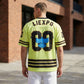 Neon Green Mesh Jersey 00 – Premium Half Sleeve Streetwear Shirt
