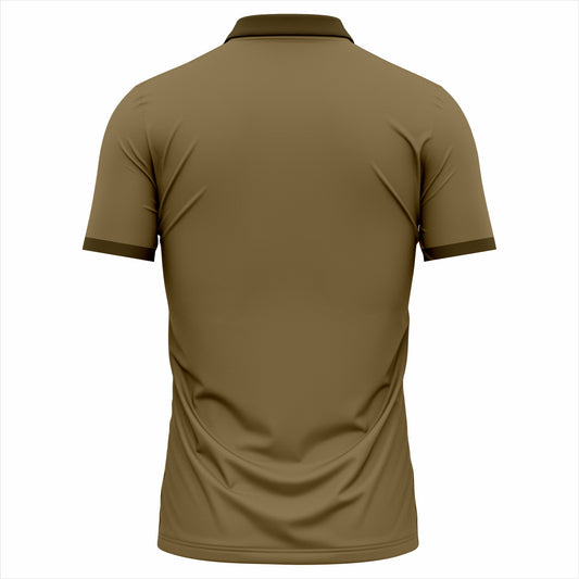 Liexpo Solid Polo Shirt – Khaki Brown Design