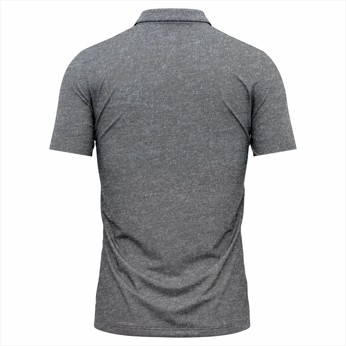 Heather Grey Performance Polo Shirt – Premium Activewear Edition