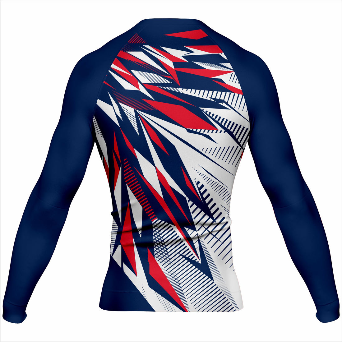 Eclipse Red & Blue Graphic Rash Guard