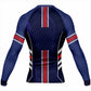 Eclipse Navy Vector Rash Guard