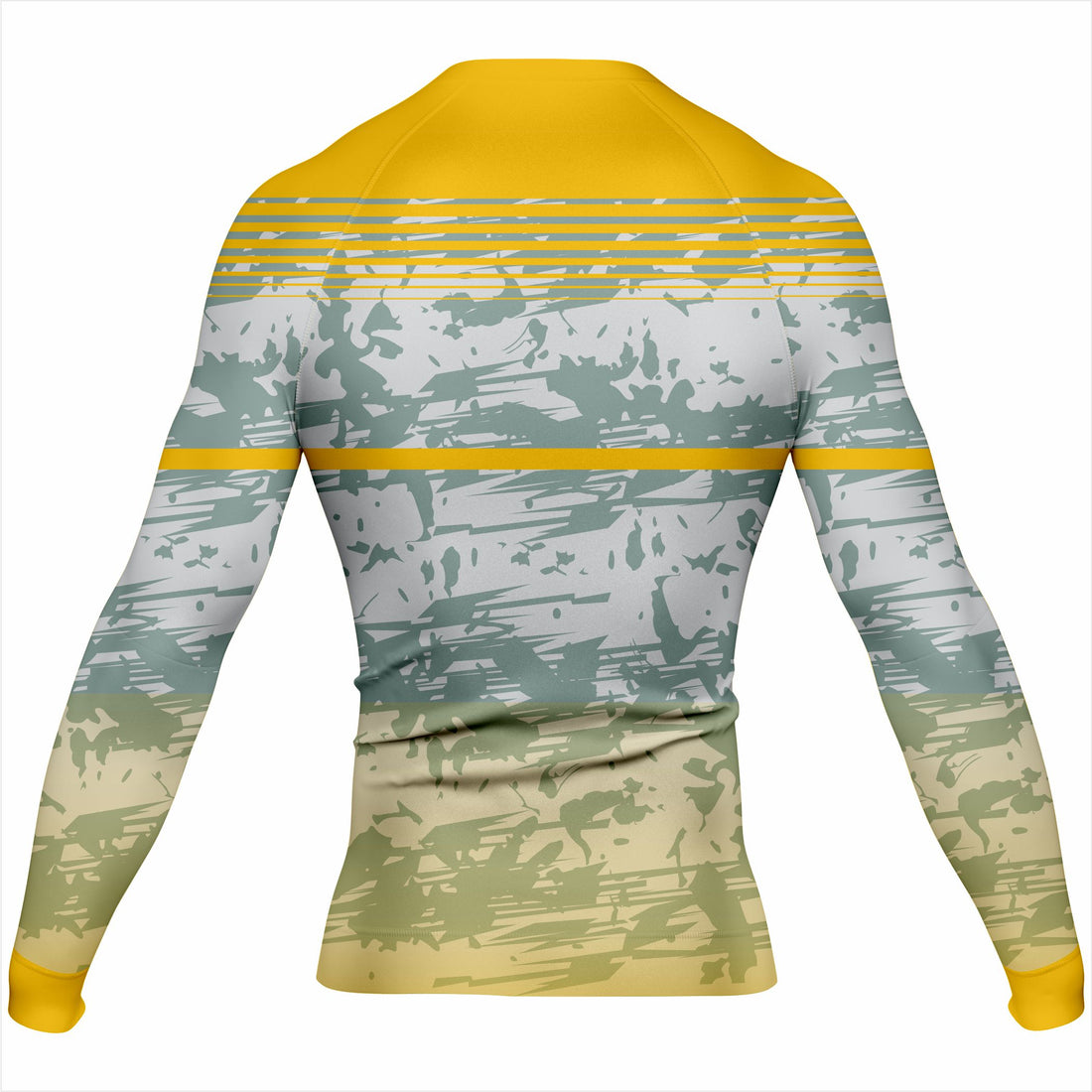 Eclipse Yellow Gradient Rash Guard