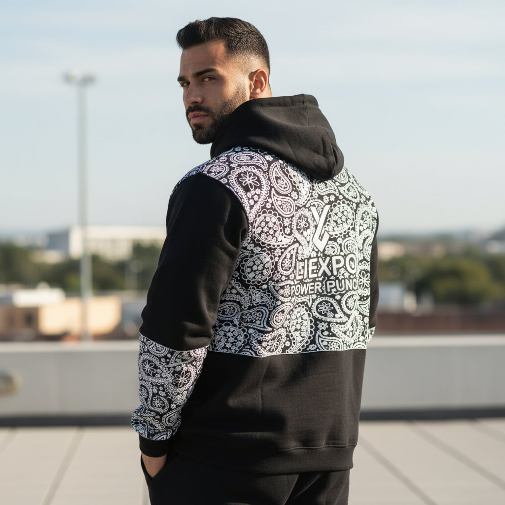 Liexpo Power Punch Paisley Hoodie | Limited Edition