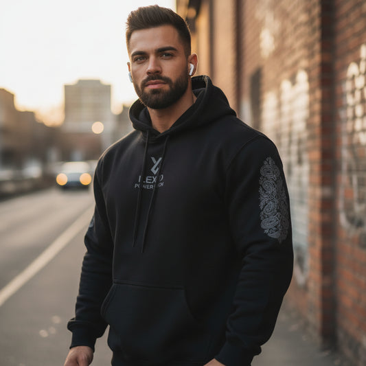 Liexpo Power Punch Paisley Hoodie | 100% Cotton